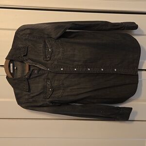 Charlotte Russe long sleeve demin shirt